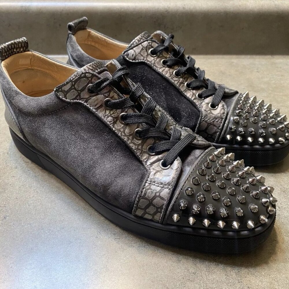Christian Louboutin Louis JR spikes Sneakers - Size: Men's / US 10 / EU 43 /